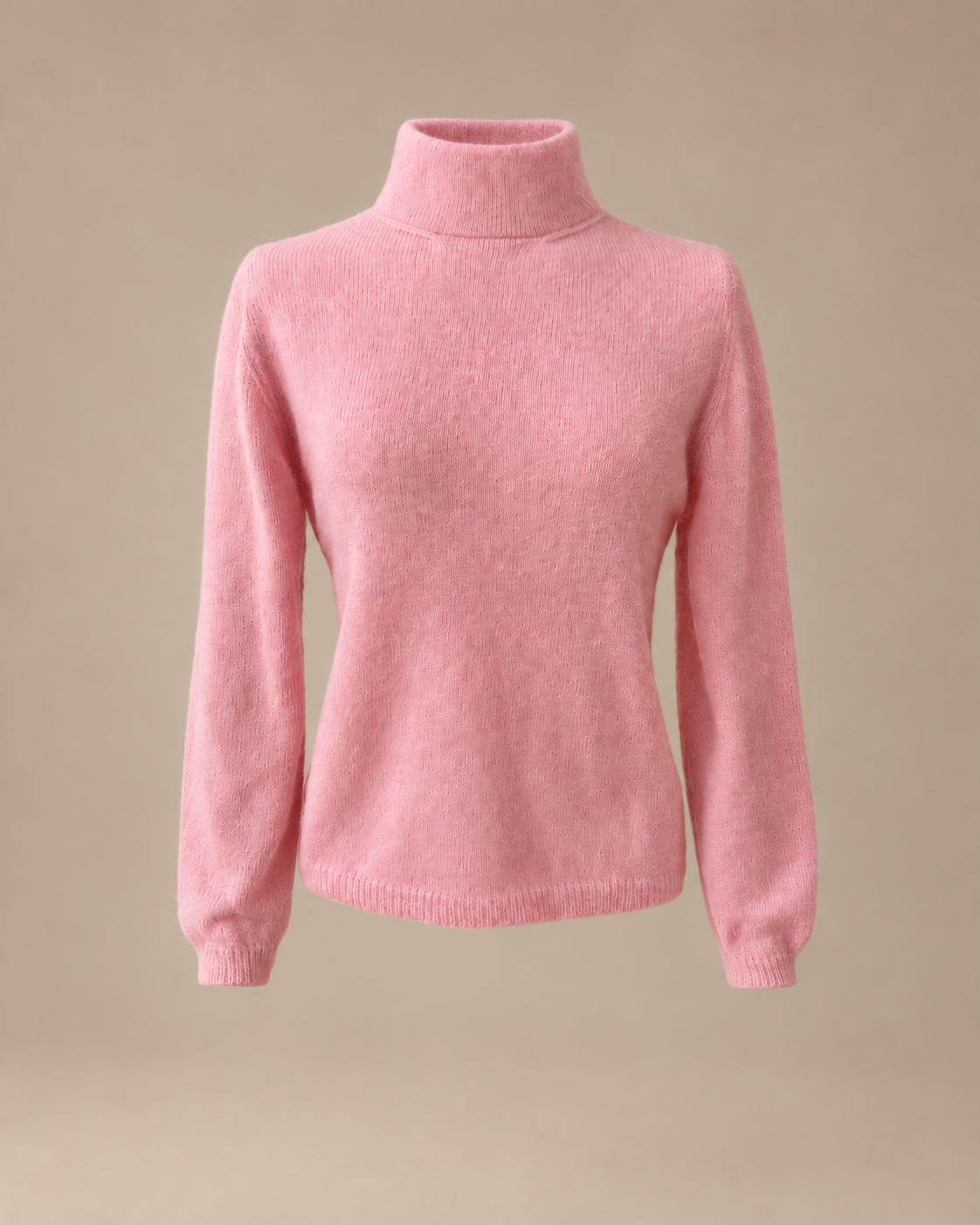 DANIRA alpaca trui met hoge hals