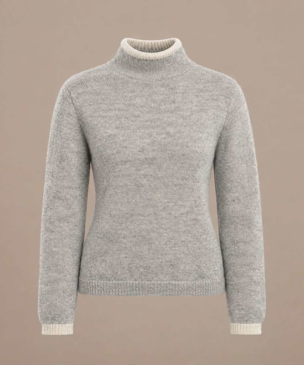 Dune High Neck  Alpaca Sweater