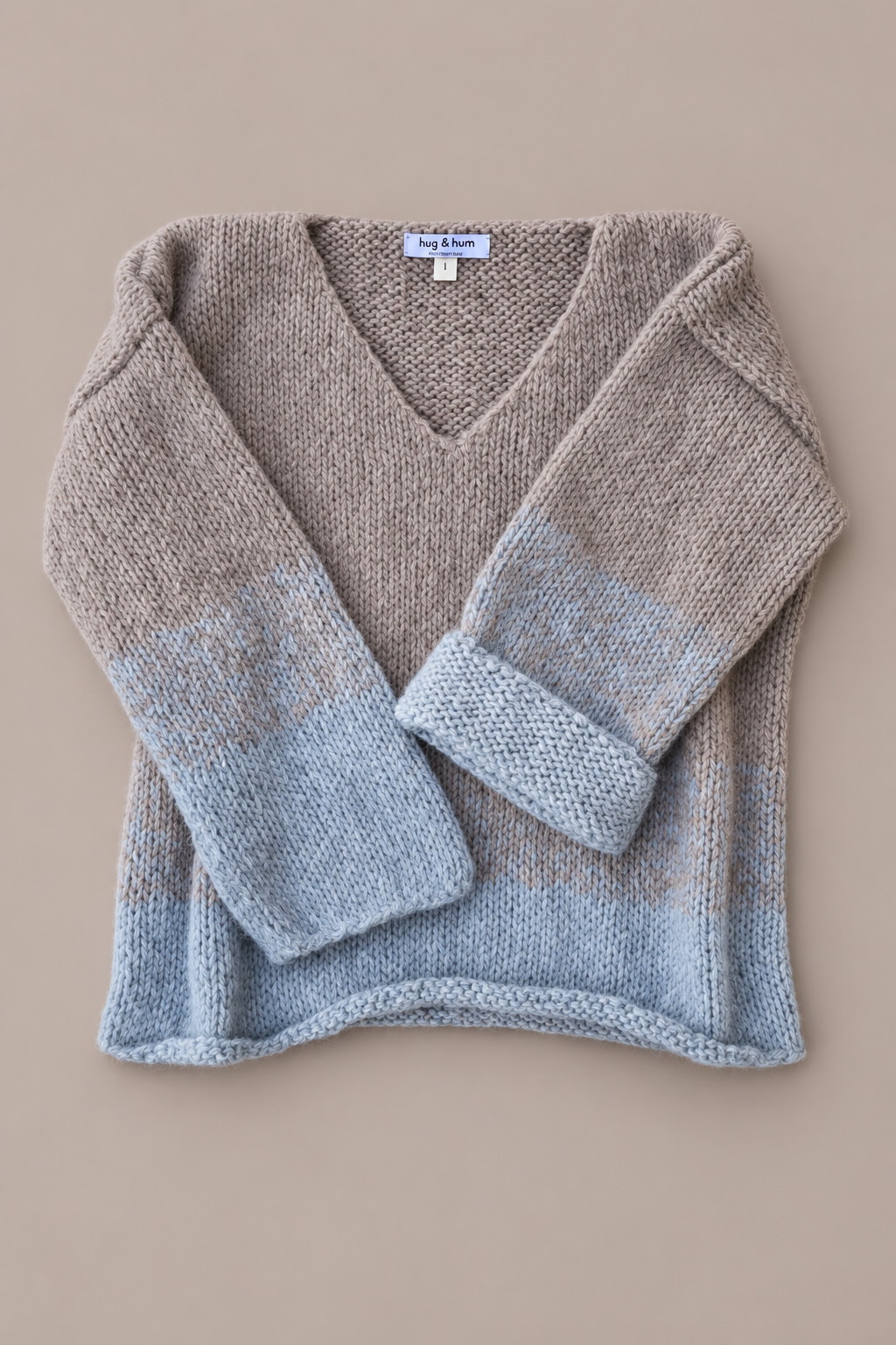 Eloïse dégradé  alpaca v-sweater
