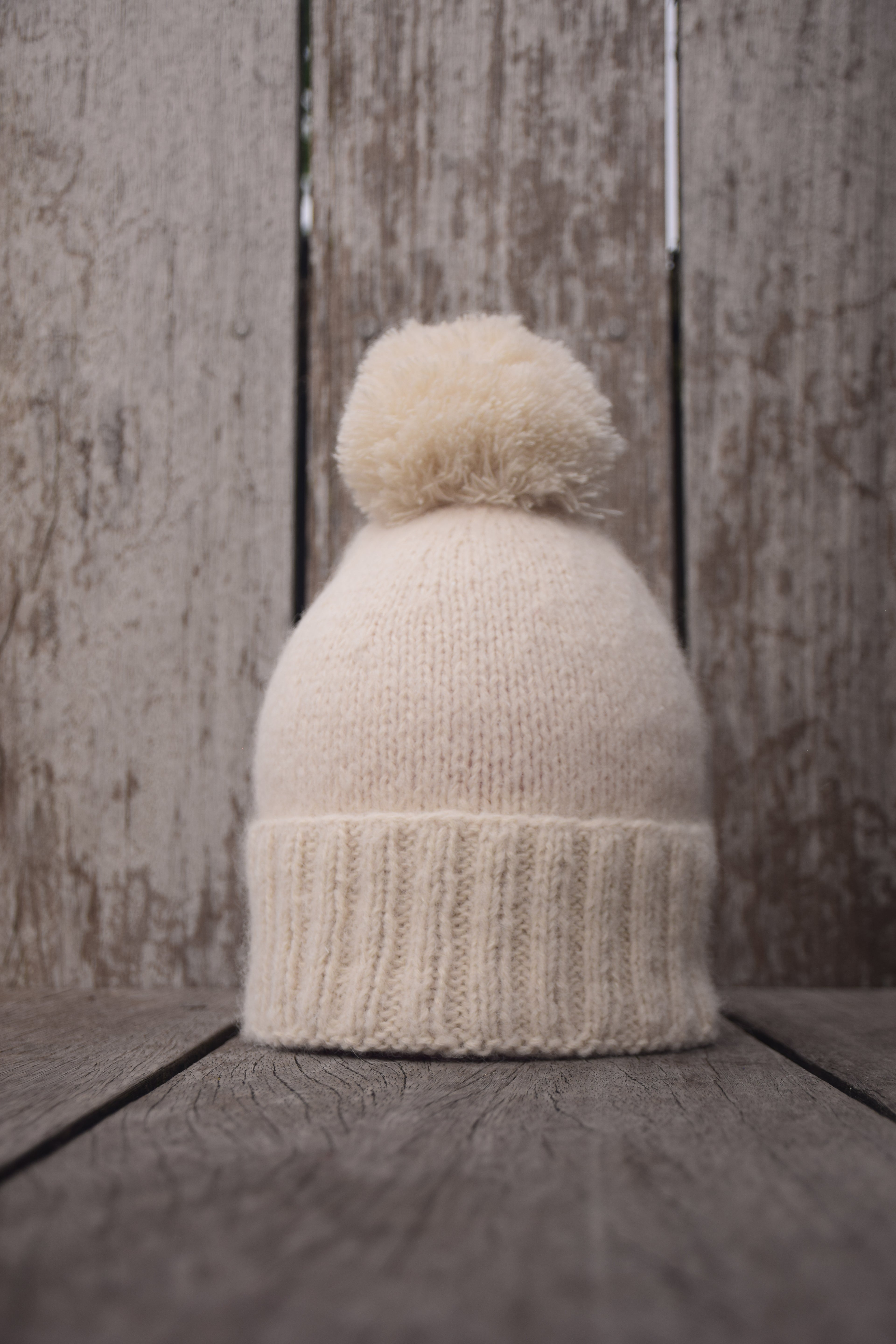 ZITA alpaca hat cloudy white
