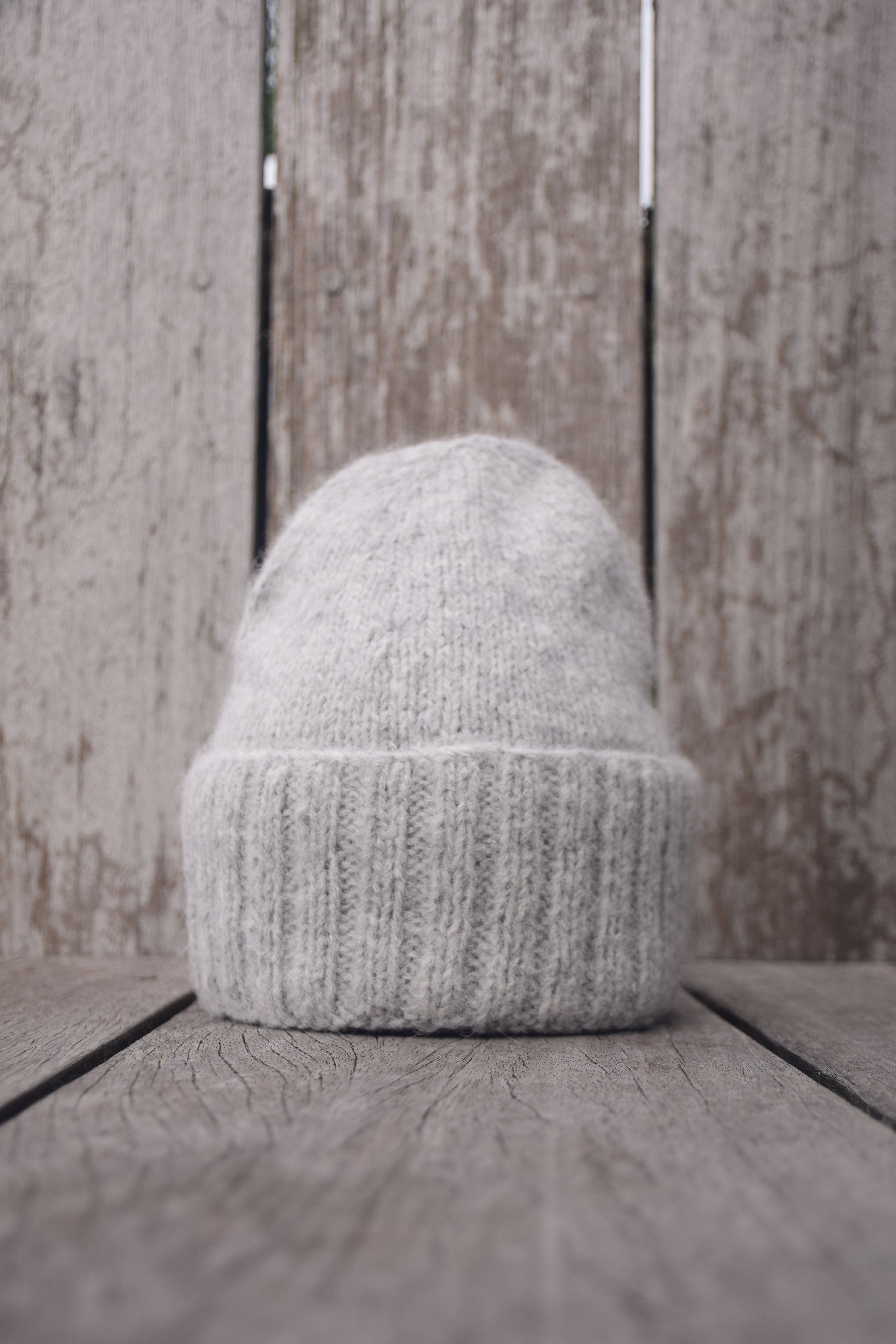HANA alpaca hat light grey