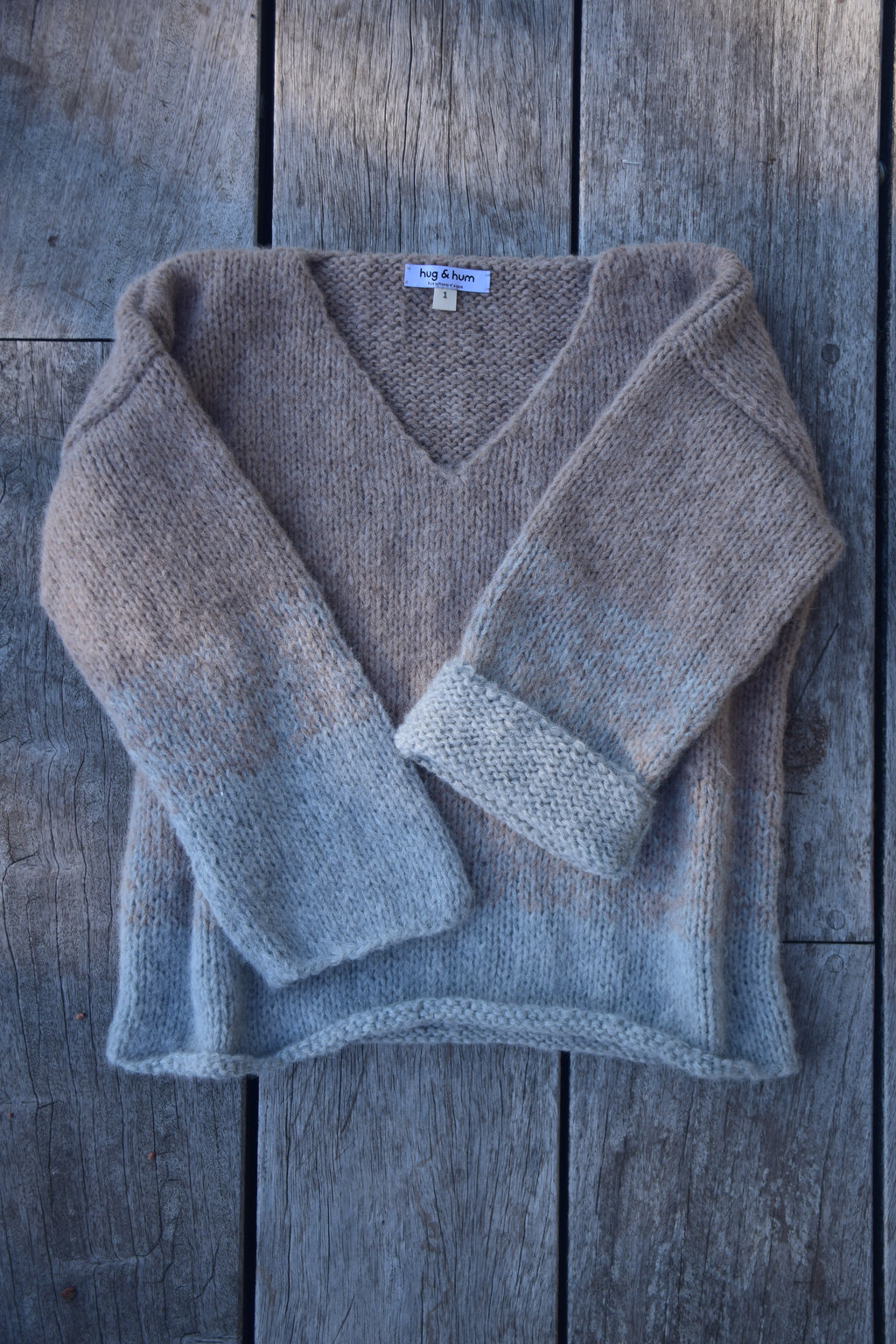 Eloïse dégradé  alpaca v-sweater