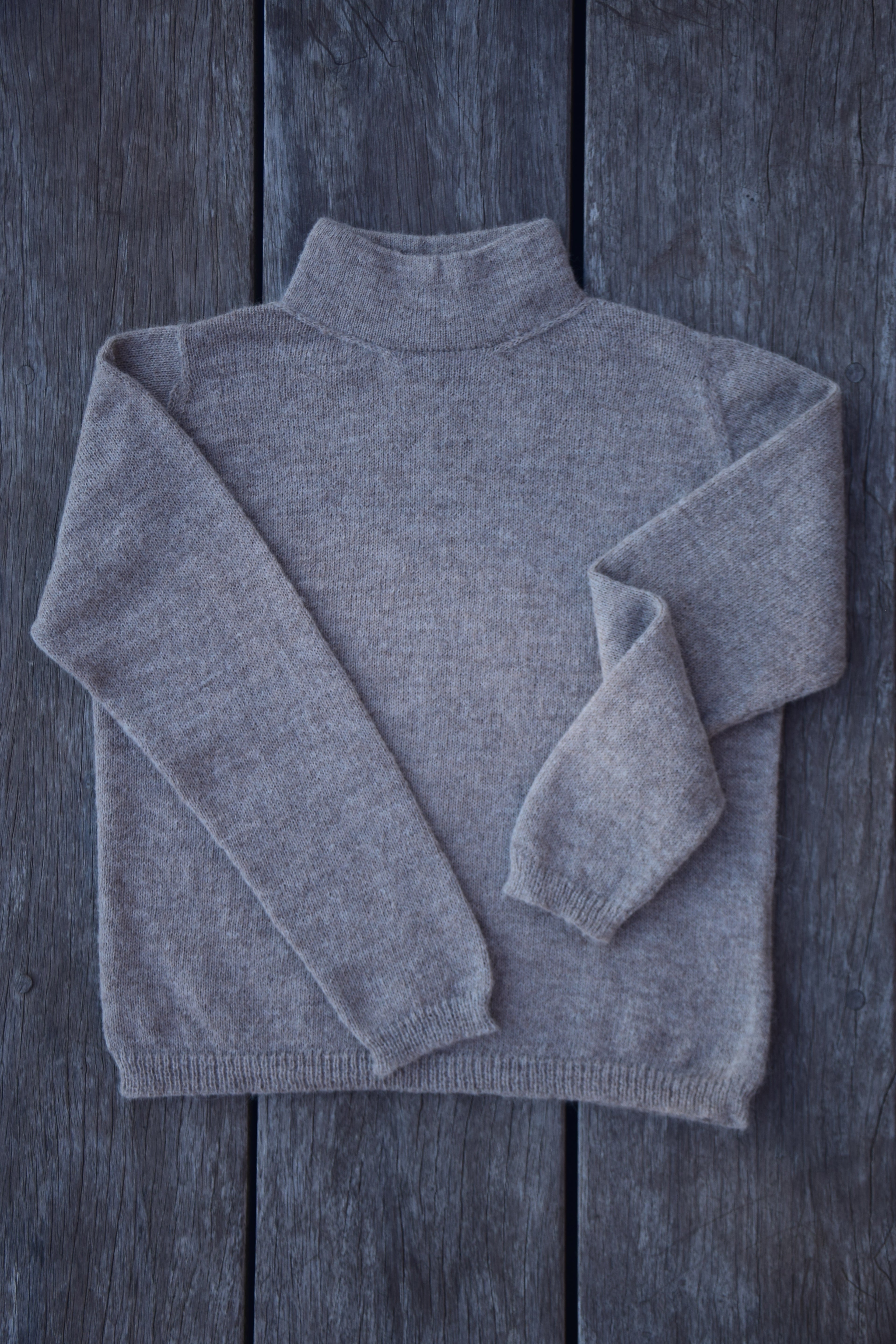 DANIRA high neck alpaca sweater