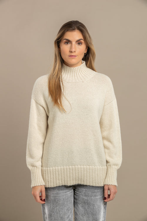 DOROTHEE  high neck alpaca sweater