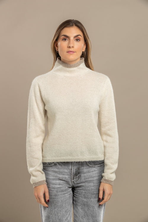 Dune High Neck alpaca Sweater
